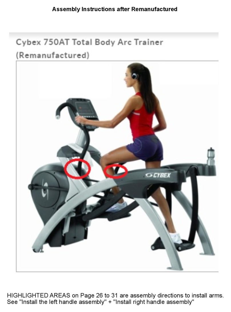 CYBEX 750AT User manual