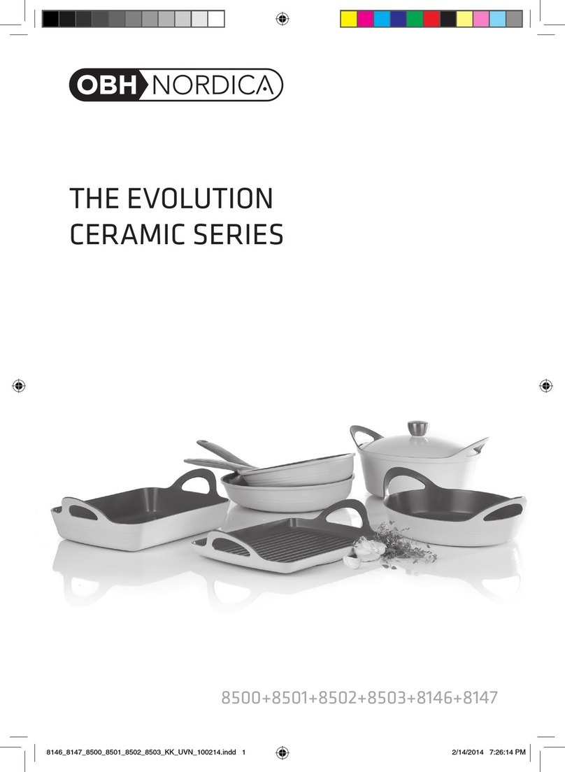 OBH Nordica Evolution Ceramic Series Instructions of use