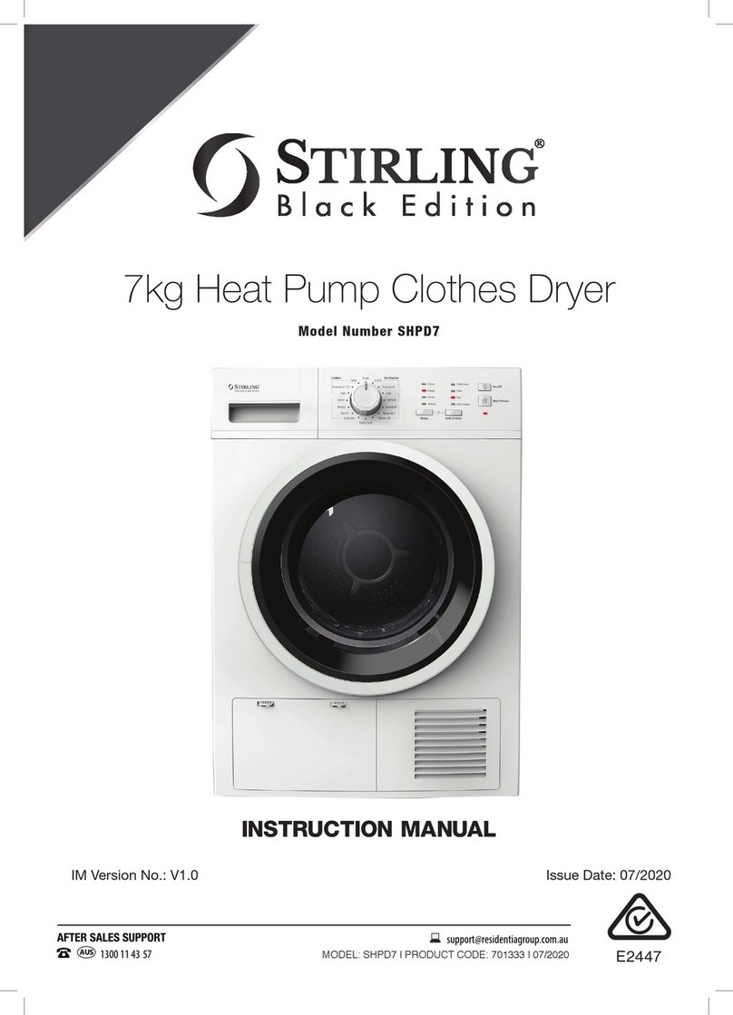 Stirling SHPD7 instruction manual