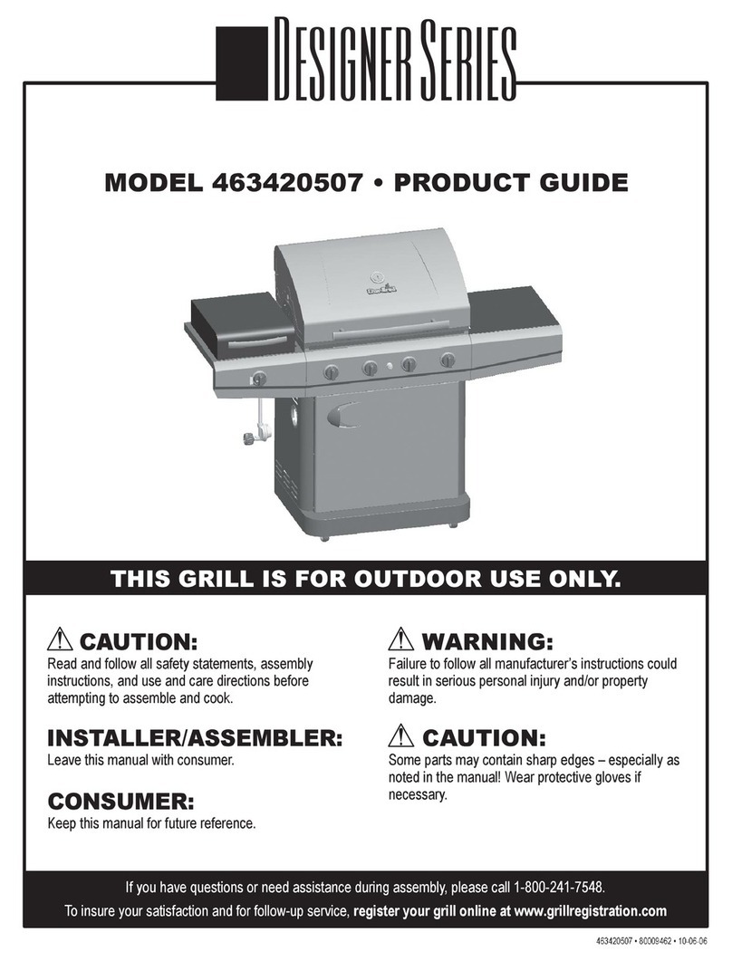 Char-Broil 463420507 Product guide