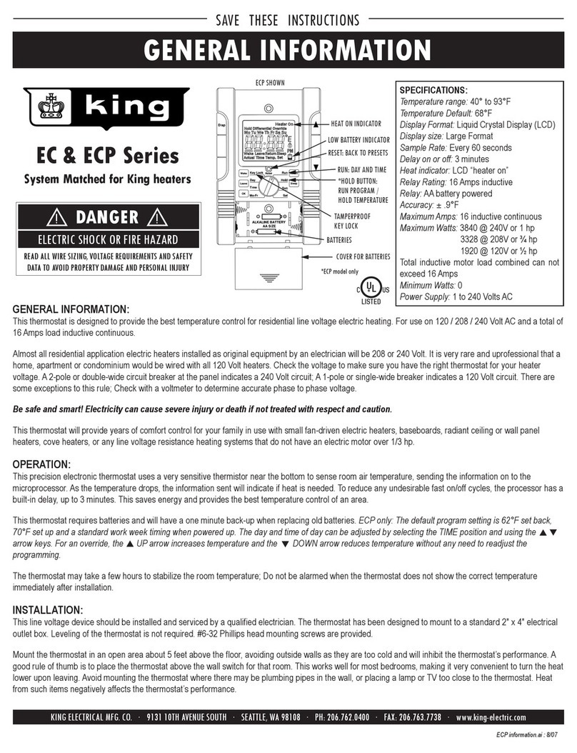 KING ECP Series General information