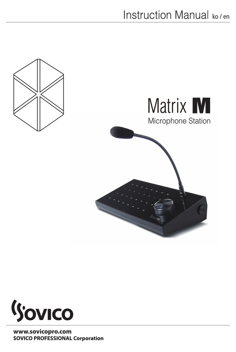 SOVICO Matrix M instruction manual