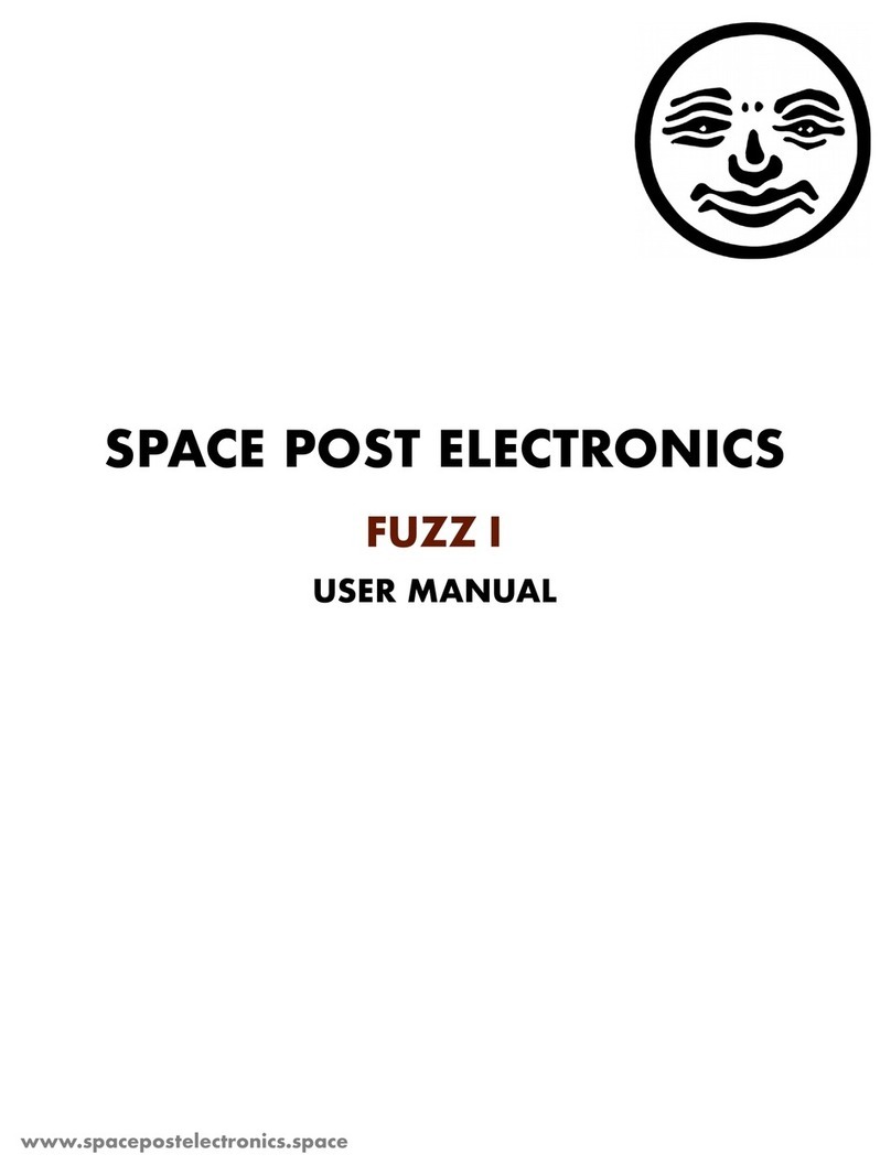 SPACE POST ELECTRONICS FUZZ I user manual