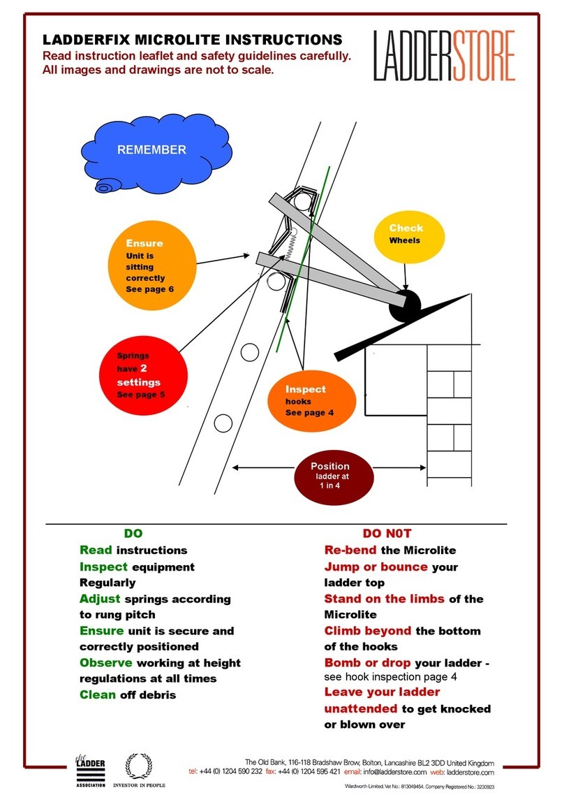 LADDERSTORE LADDERFIX MICROLITE Manual