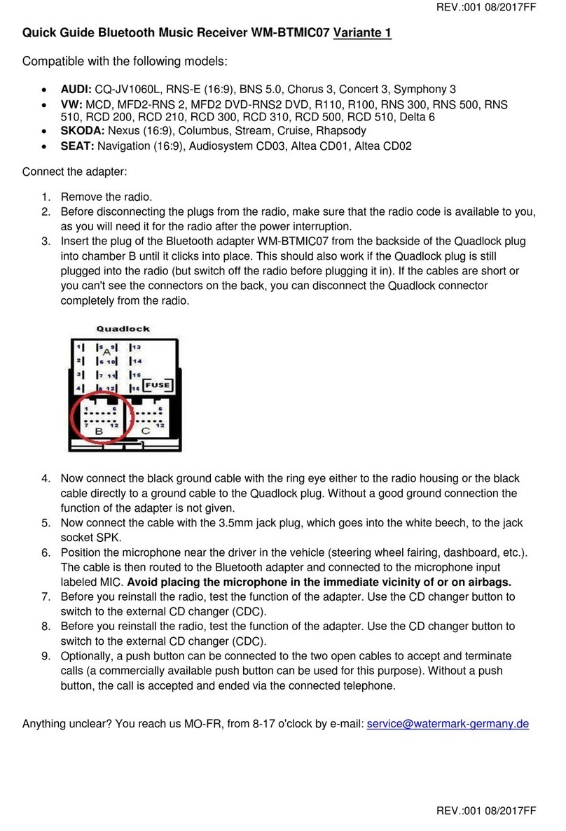Watermark WM-BTMIC07 quick guide