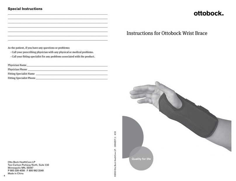 Otto Bock 28P212 Series instructions