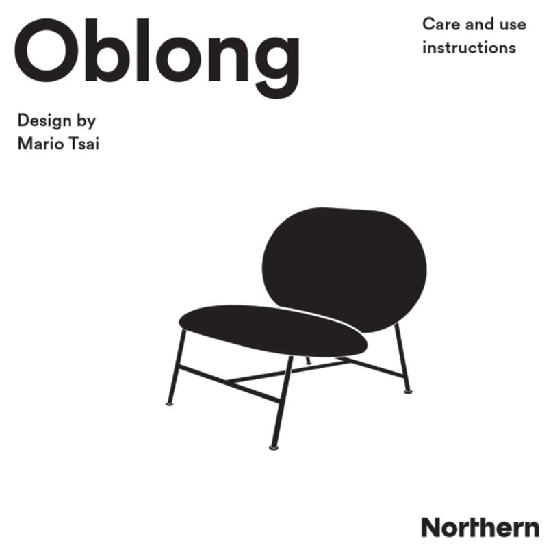 Northern Oblong Care and use instructions Northern Oblong Care and use instructions