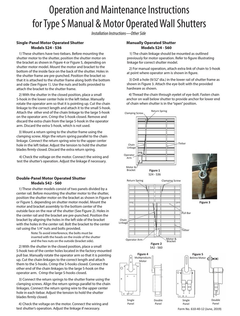 Cool Air S Series Instruction Manual