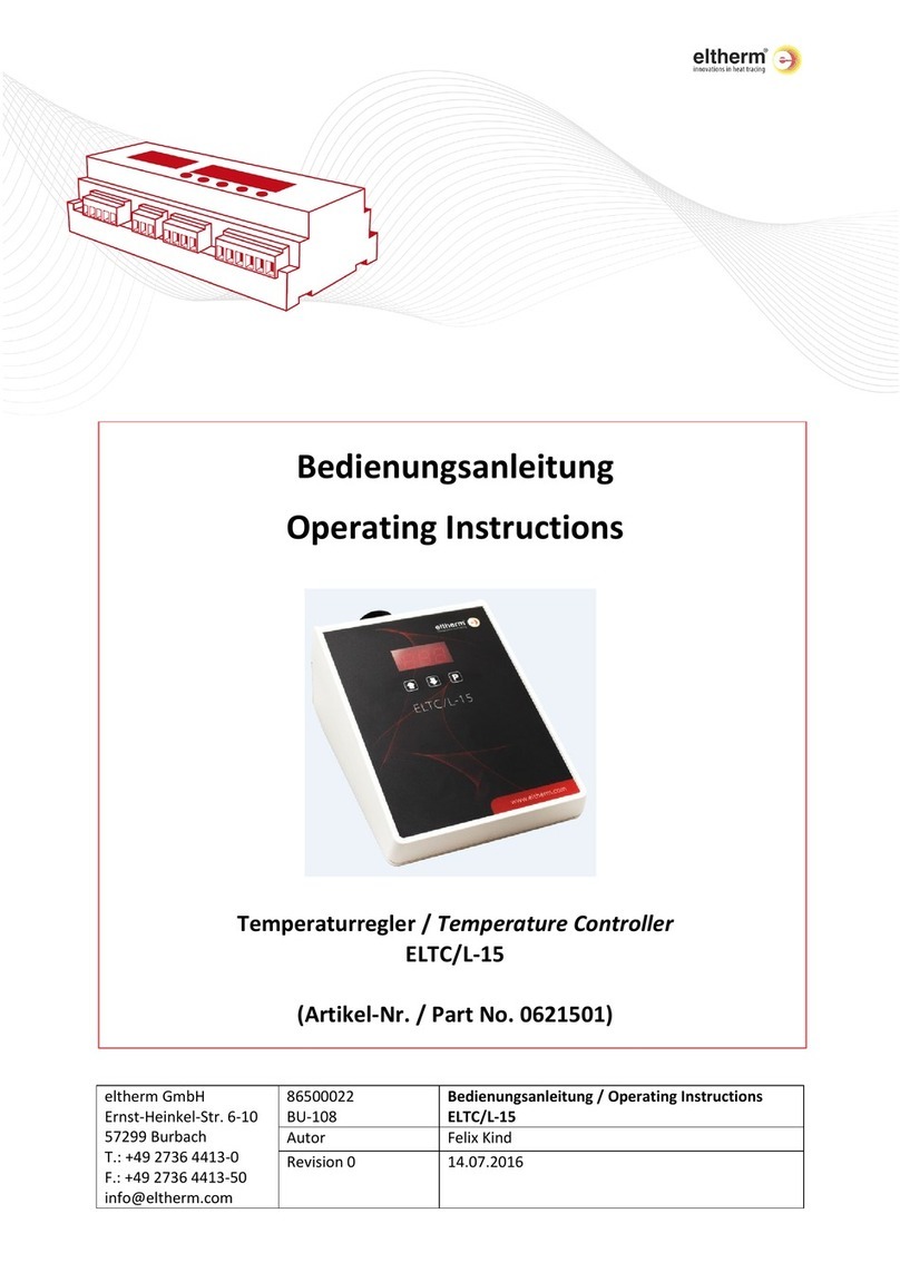 eltherm ELTC/L-15 User manual