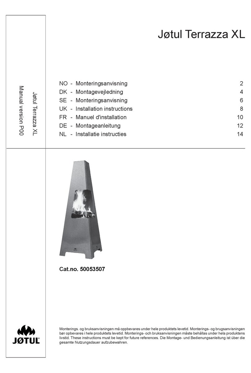Jøtul Terrazza XL User manual