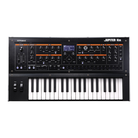 Roland Jupiter-Xm User manual