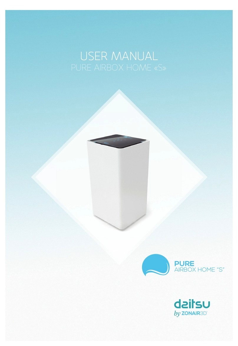 Zonair3D DAITSU Pure Airbox Home S user manual
