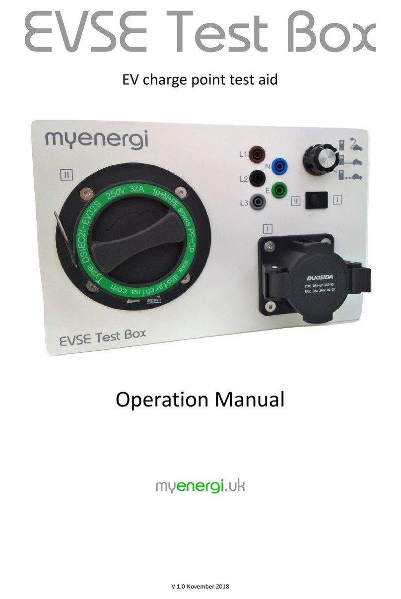 Myenergi EVSE Test Box Operation manual