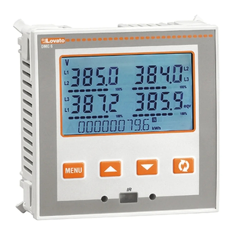 LOVATO ELECTRIC DMG600 instruction manual