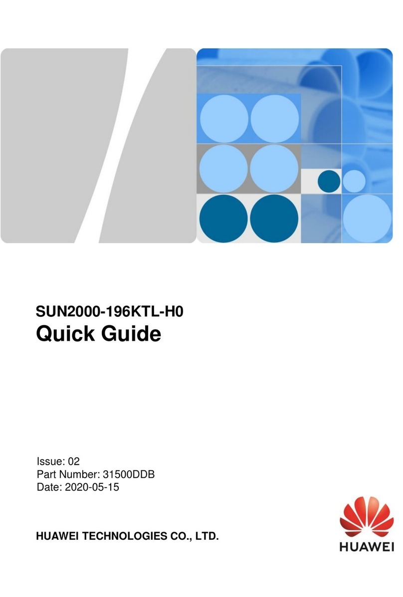 Huawei SUN2000-196KTL-H0 User manual