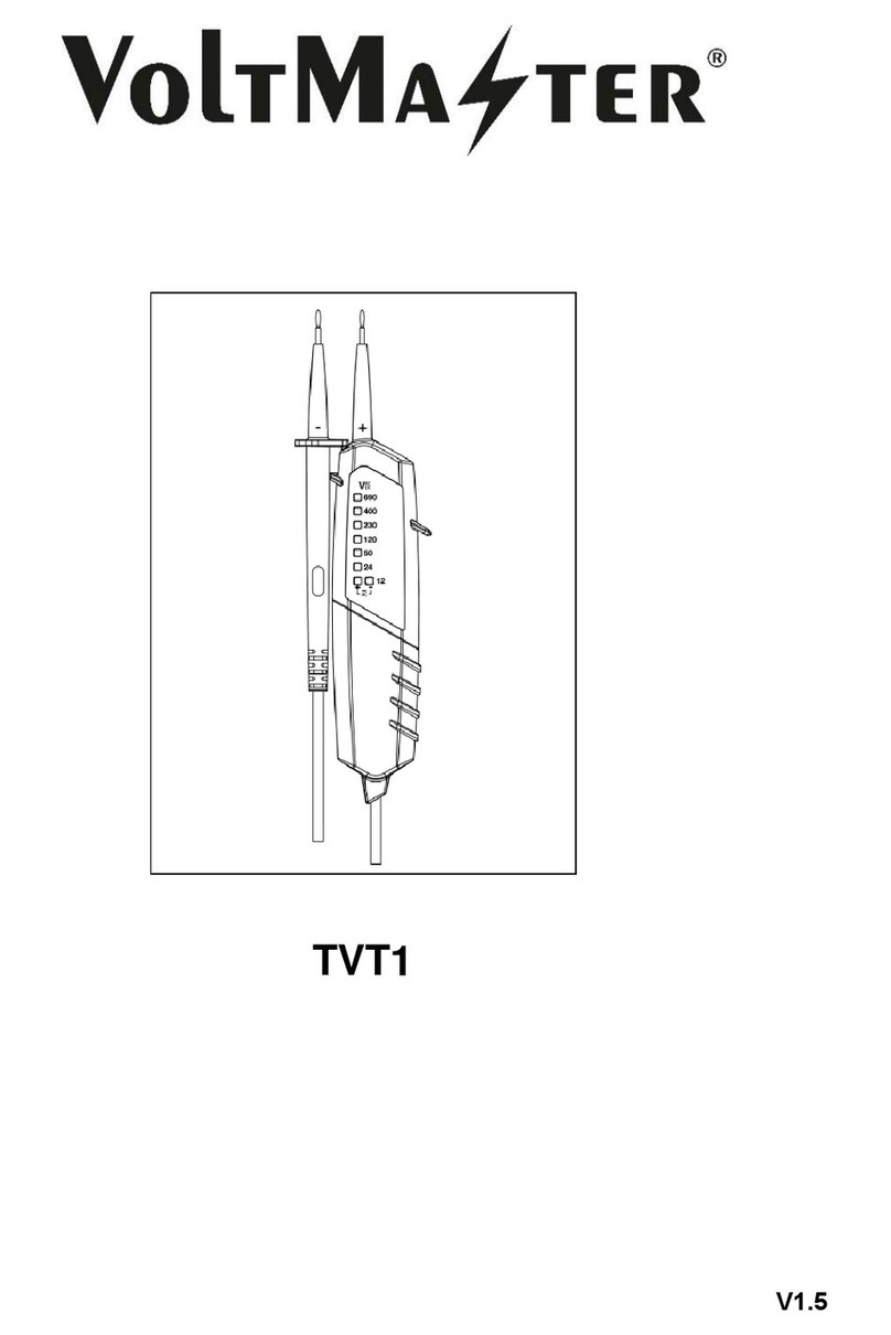Voltmaster TVT1 operating instructions