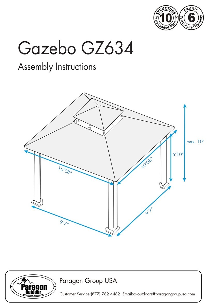 Paragon GZ634 Assembly instructions