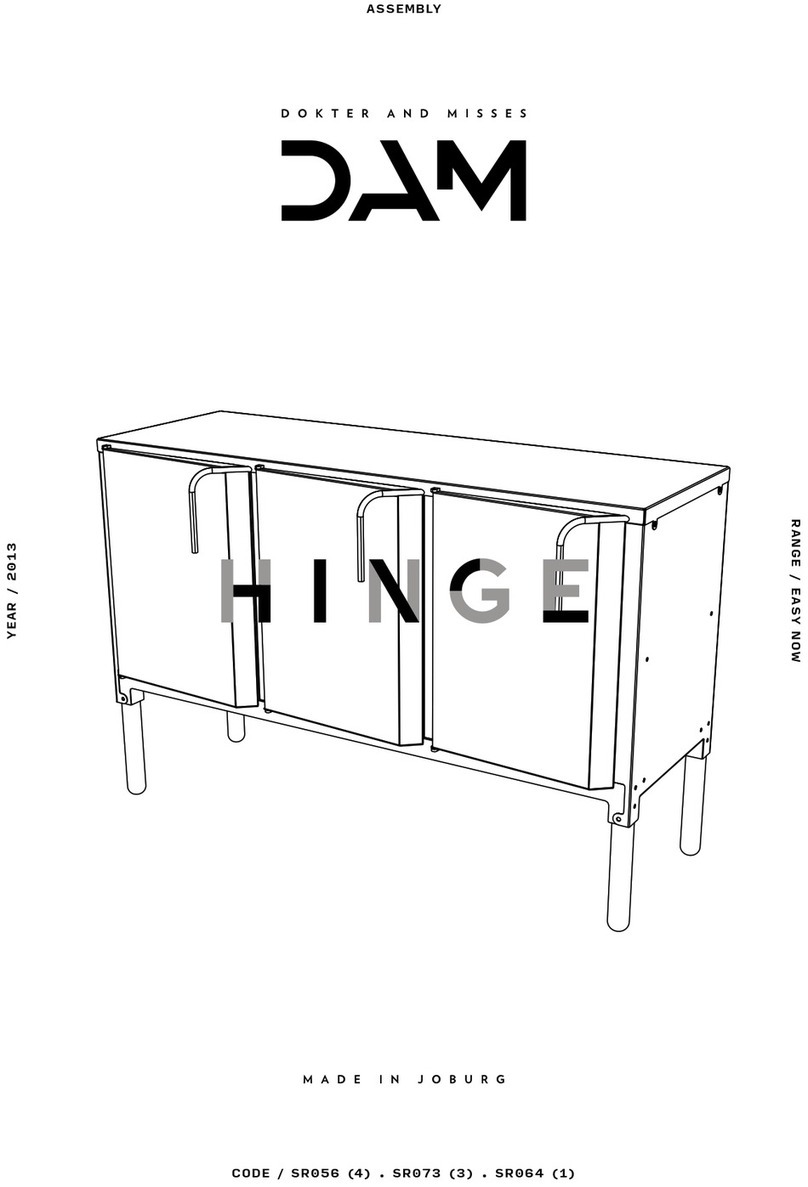 DAM HINGE Assembly