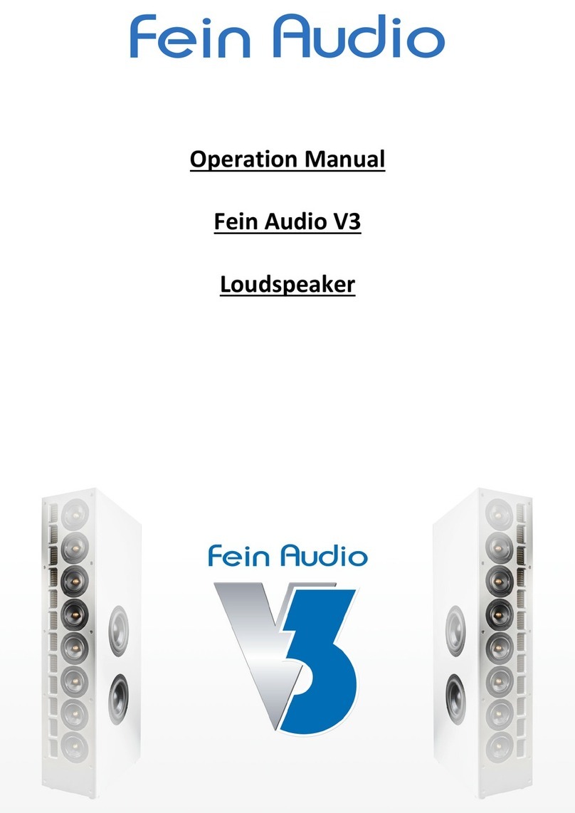 Fein Audio V3 User manual