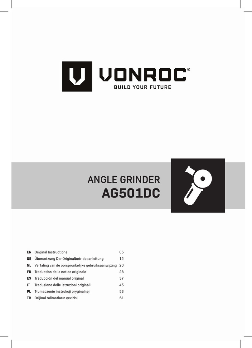 VONROC AG501DC Original instructions