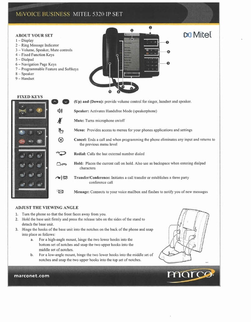 Mitel 5320 manual
