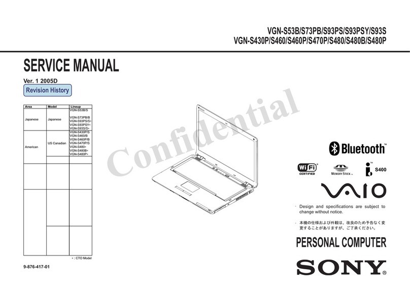 Sony Vaio VGN-S53B User manual