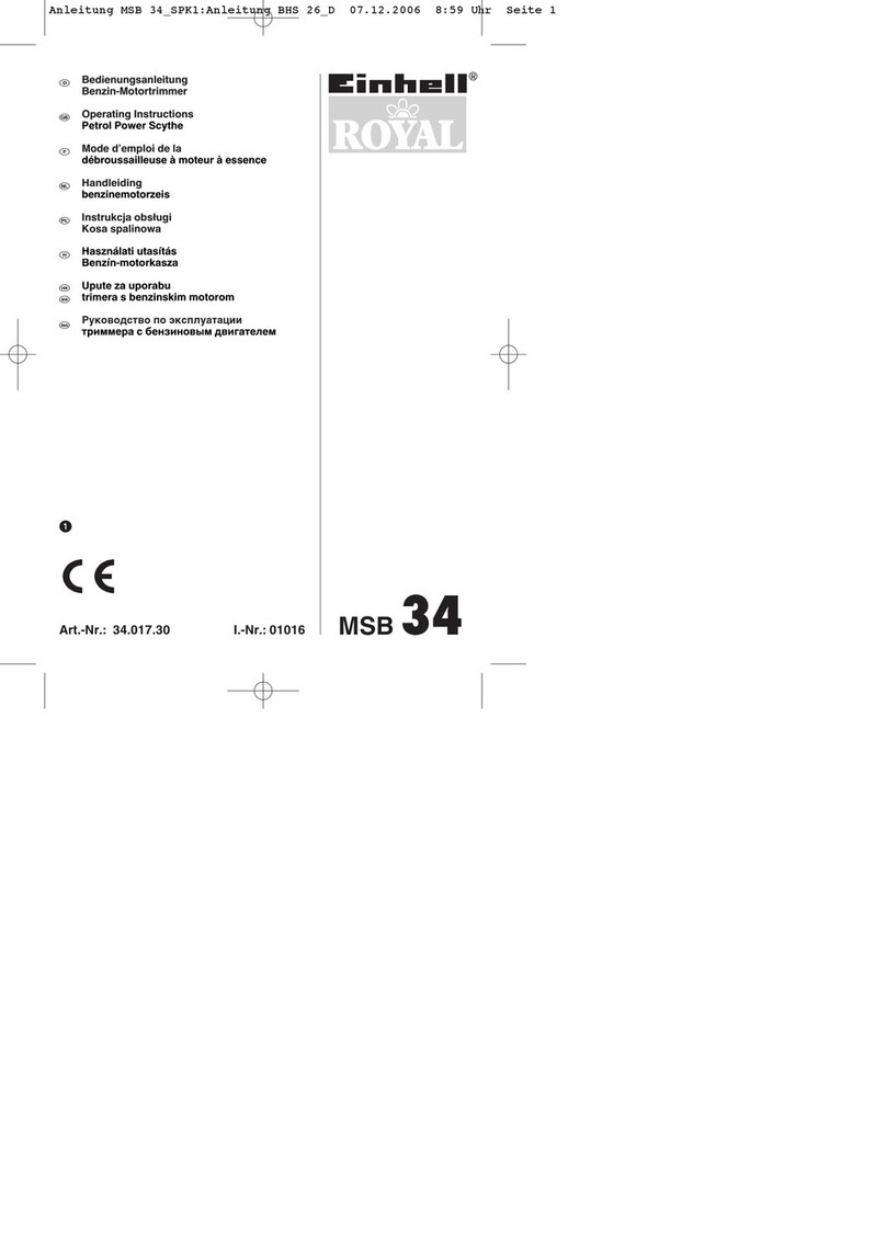 Einhell Royal MSB 34 User manual