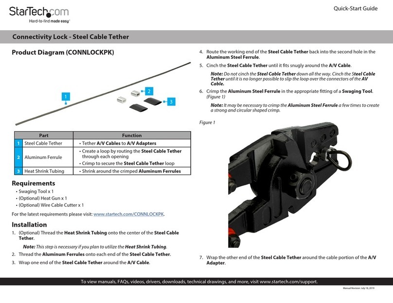 StarTech.com CONNLOCKPK User manual