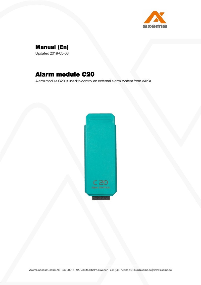 Axema C20 manual