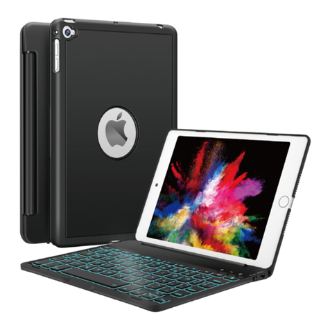 EARTO iPad Mini 5 Keyboard Case user manual