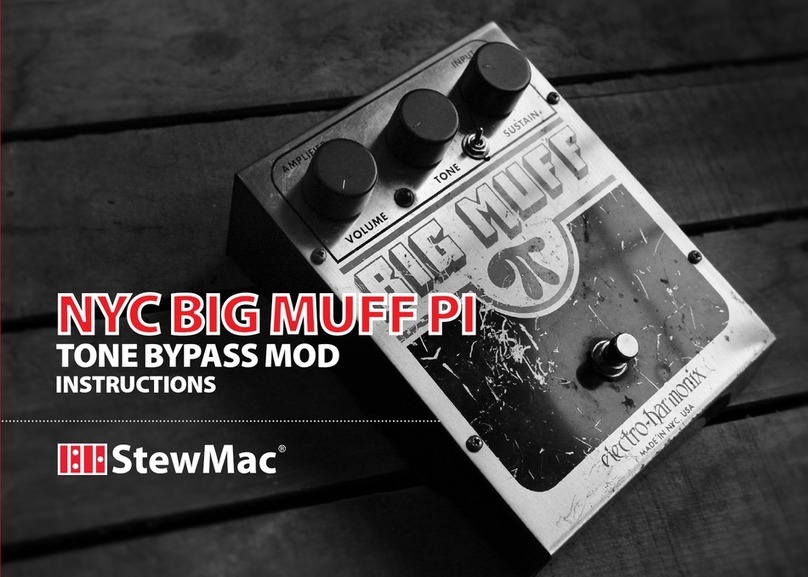 StewMac NYC BIG MUFF PI instructions