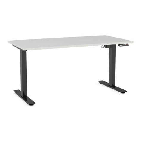 Knight Agile Desk Electric 2 Column User manual