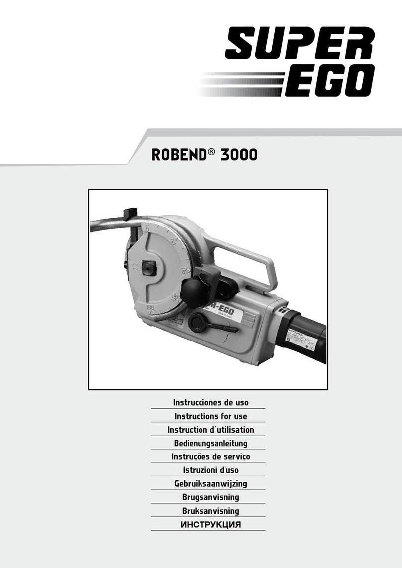 Super Ego ROBEND 3000 User manual