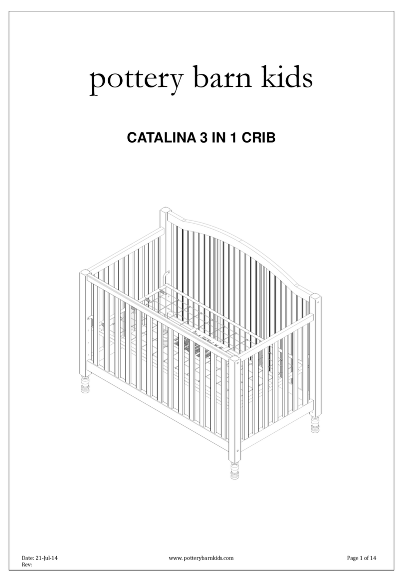 pottery barn kids CATALINA 3 IN 1 CRIB User manual