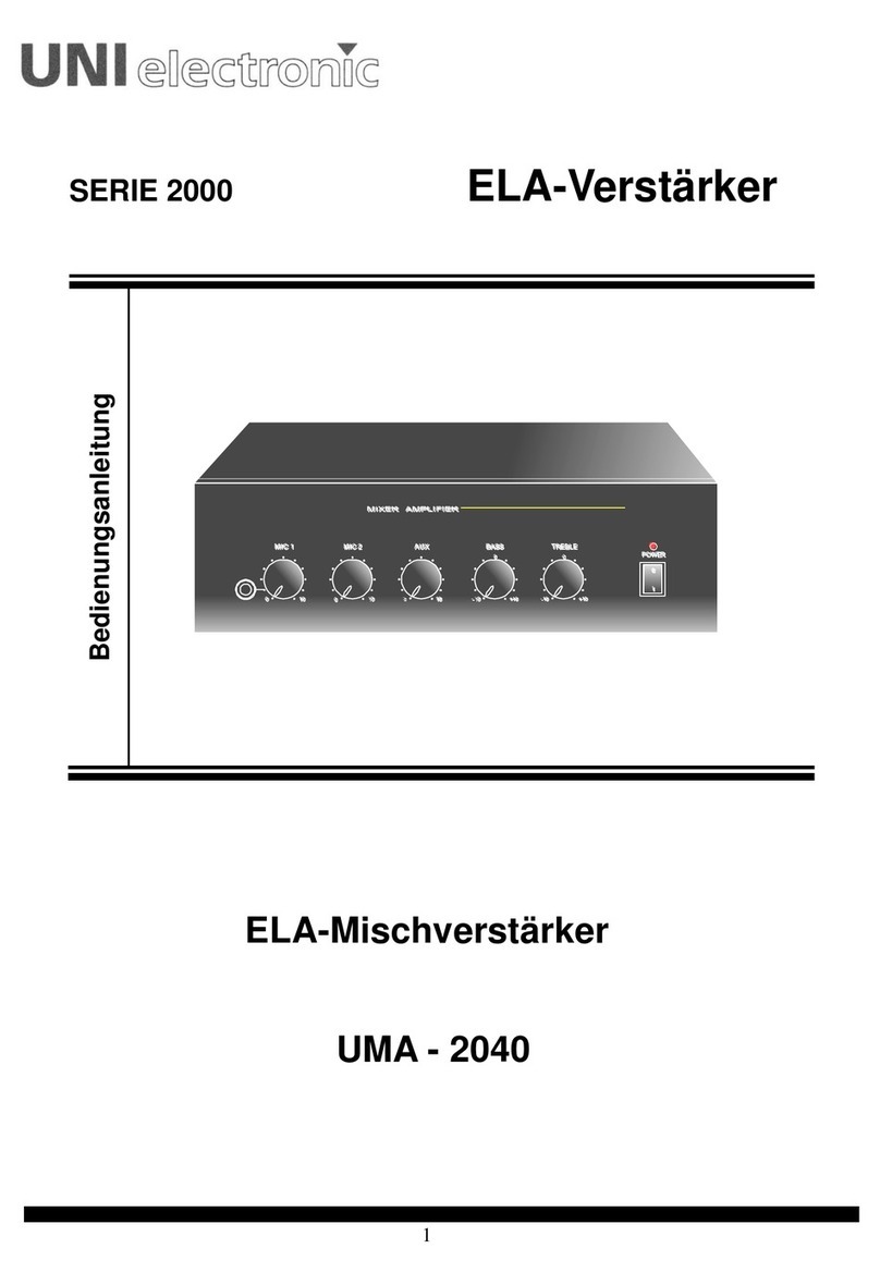 UNI electronic 2000 Series Guide