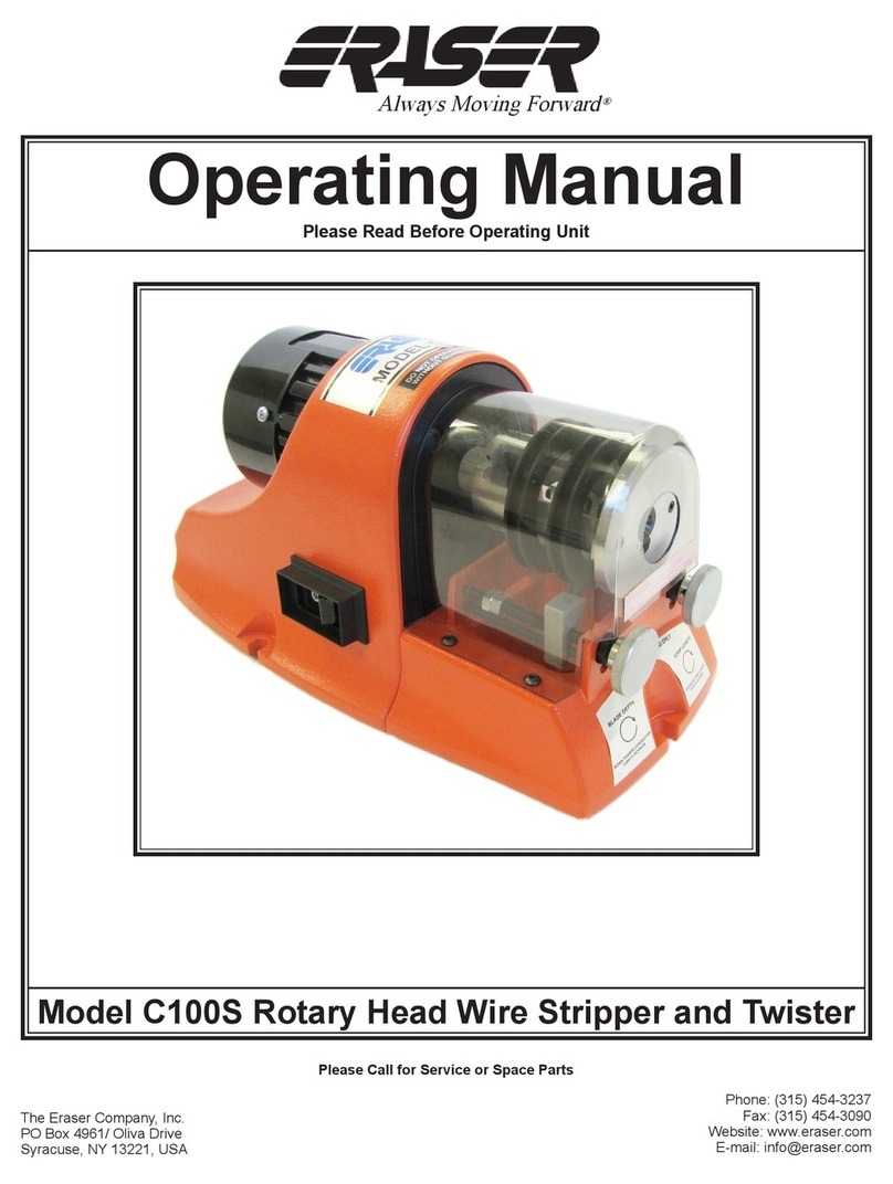 Eraser C100S User manual