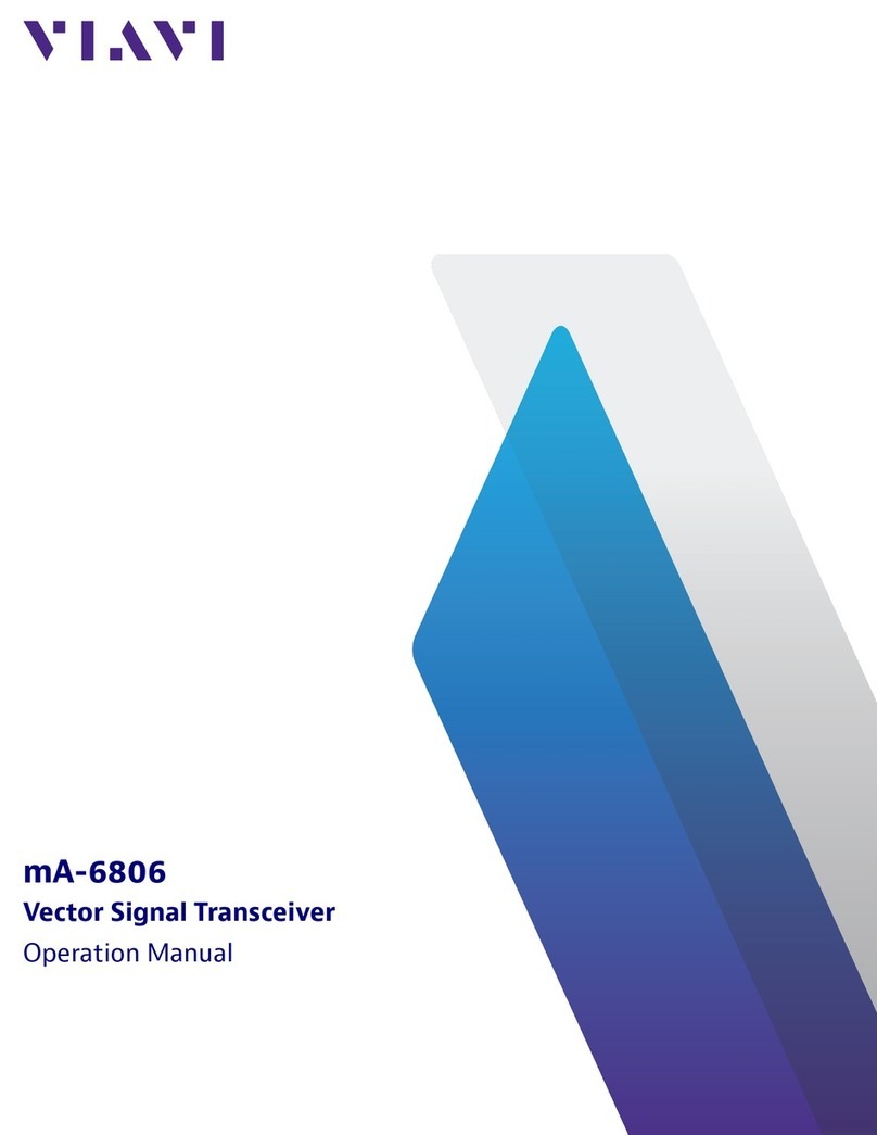 Viavi mA-6806 Operation manual