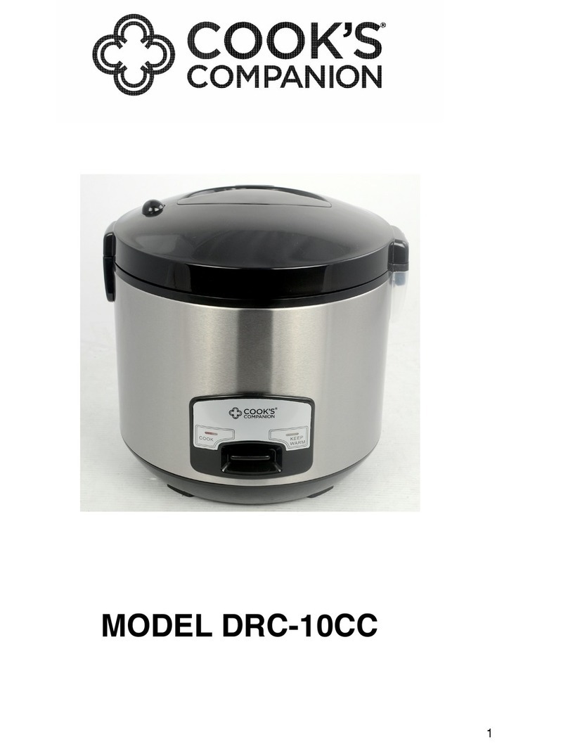 Cook's Companion DRC-10CC User manual