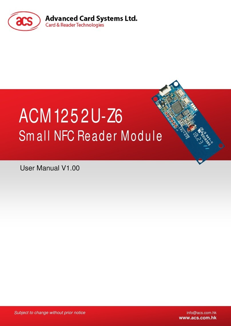 ACS ACM1252U-Z6 User manual