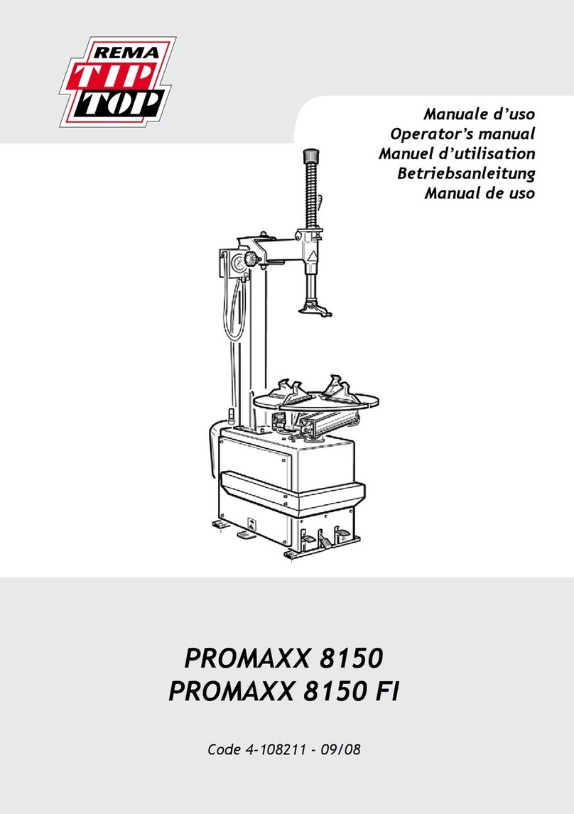 Rema Tip Top PROMAXX 8150 Operator's manual