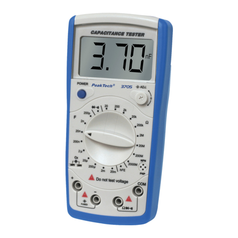 PeakTech 3705 Operation manual