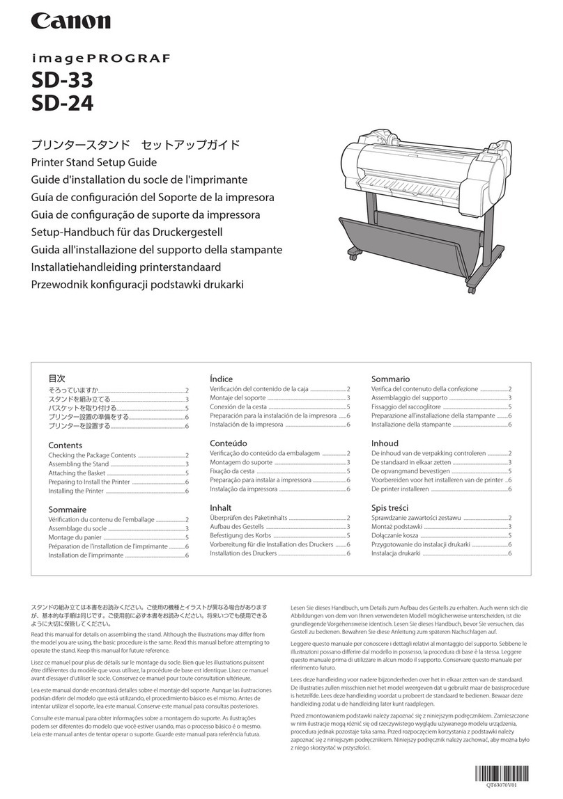 Canon imagePROGRAF SD-33 User manual