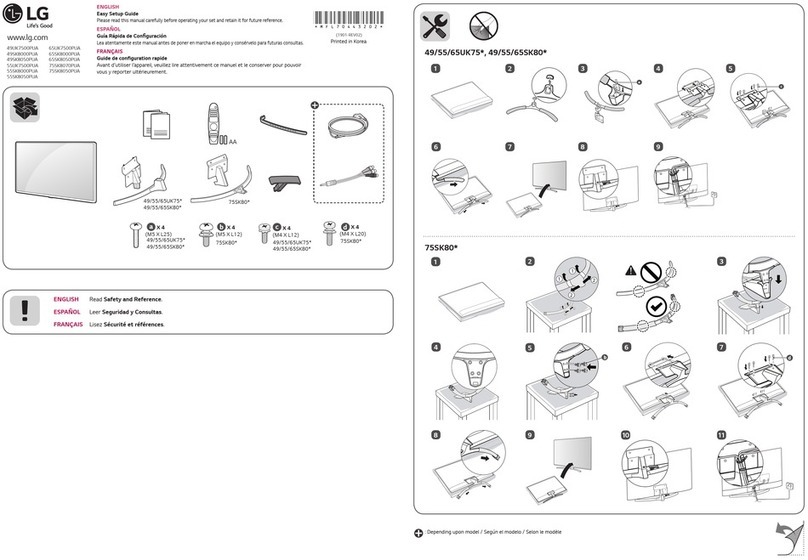 LG 49UK7500PUA Quick start guide