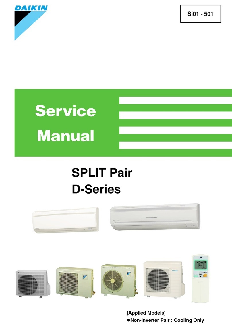 Daikin D-Series User manual