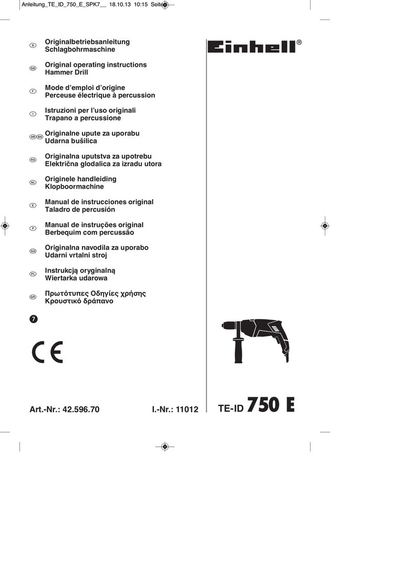 EINHELL TE-ID 750 E User manual