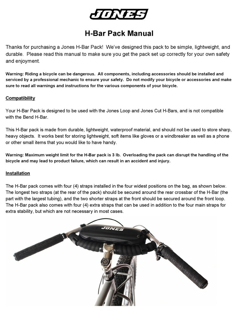 Jones H-Bar Pack manual