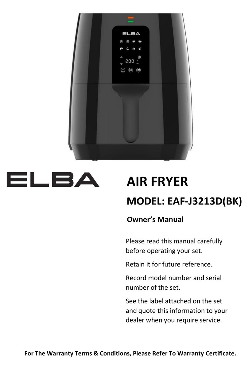 Elba EAF-J3213D owner's manual