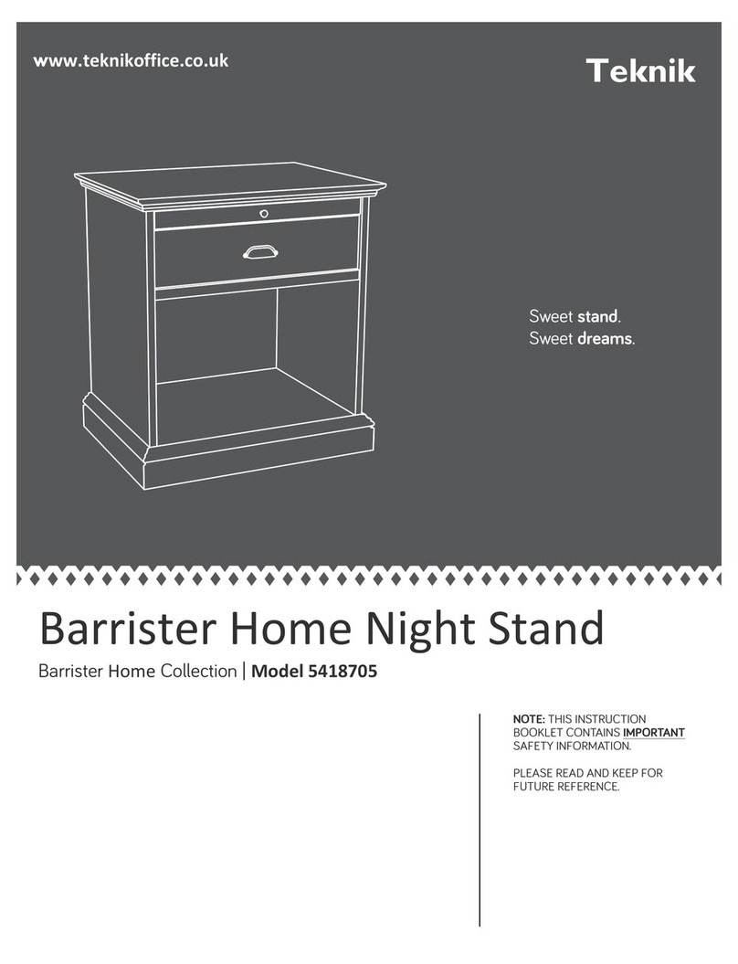 Teknik Barrister Home 5418705 User manual