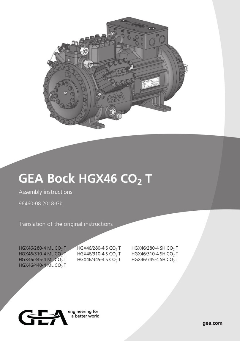 GEA Bock HGX46 CO2 T Series User manual