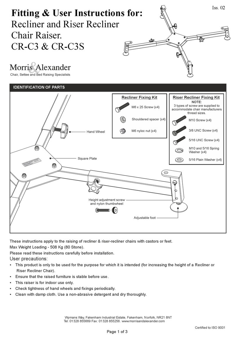 Morris and Alexander CR-C3 Fitting & user instructions Morris and Alexander CR-C3 Fitting & user instructions
